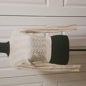 Shein Cream Cable Knit Sweater